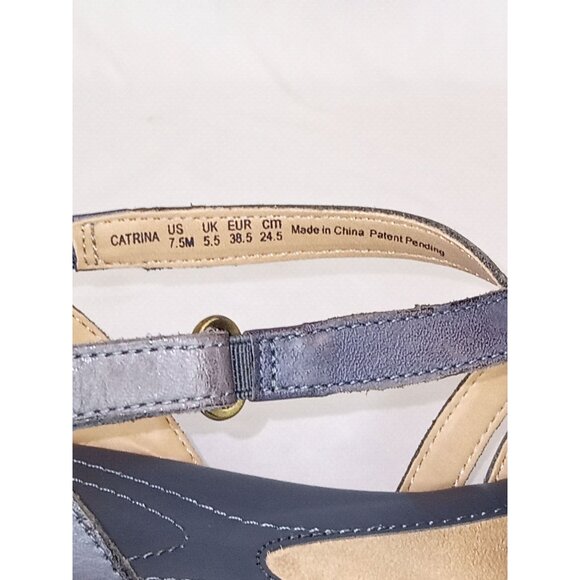 NWOT Naturalizer Catrina Spring Denim Blue Strappy Sandals Size 7.5M - Picture 12 of 13